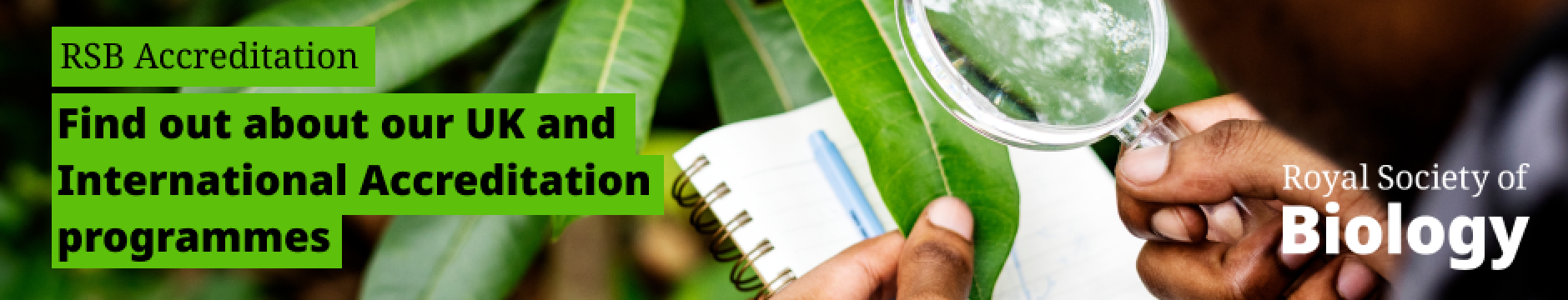 Find out about our accreditation programmes