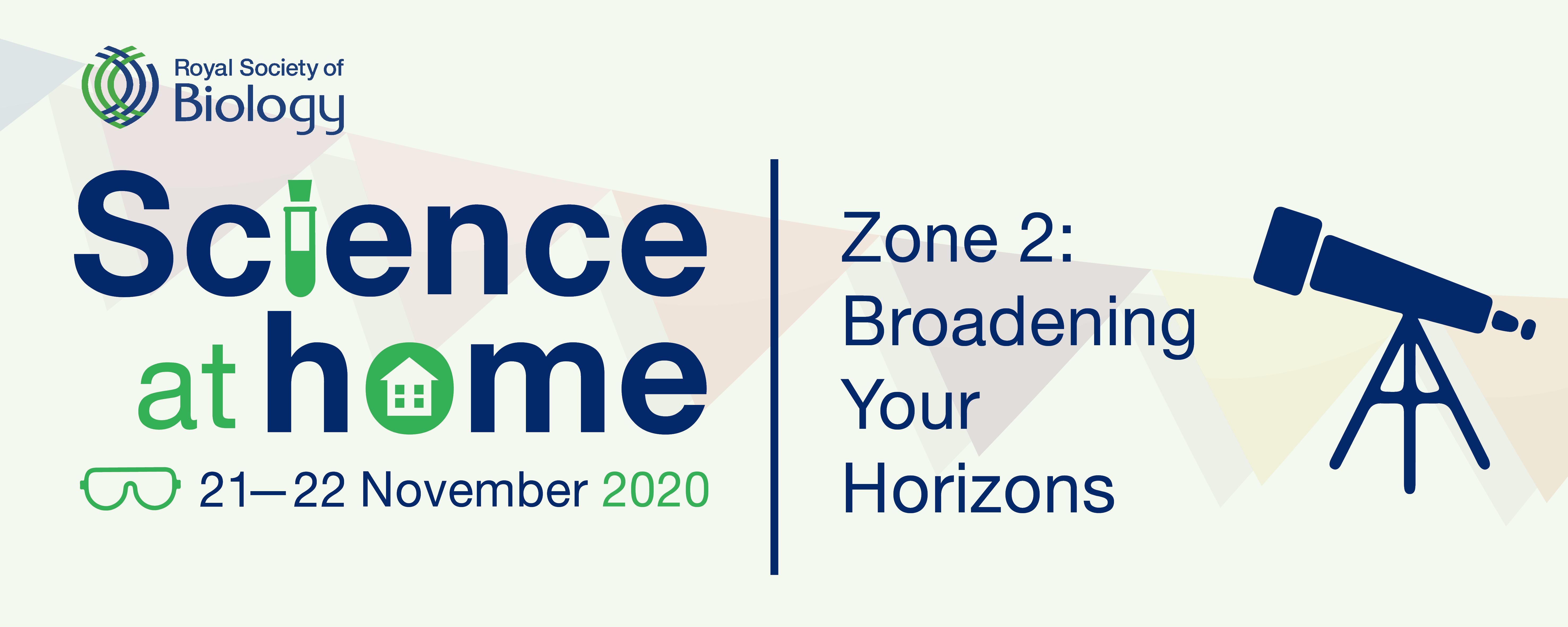 Science at home webpage banner for zone 2