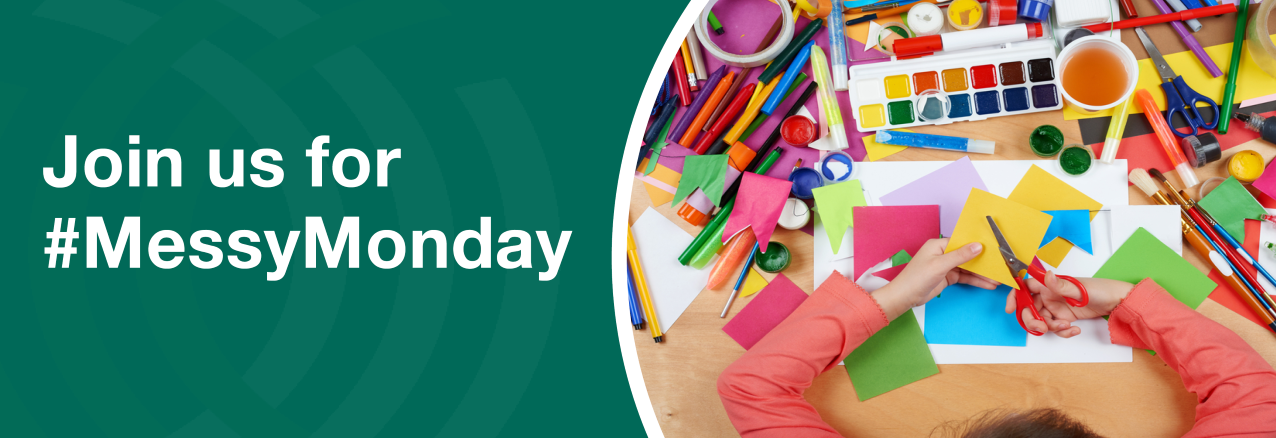 Messy Monday website banner