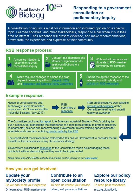 RSB Policy Response Process