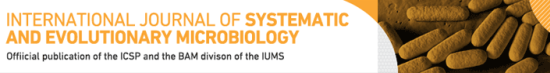 International Journal for Systematic and Evolutionary Microbiology