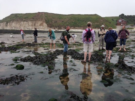Yorkshire members at South Bay Flamborough edited