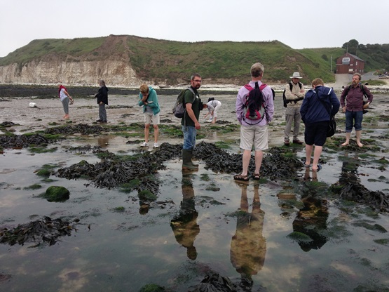 Yorkshire members at South Bay Flamborough edited